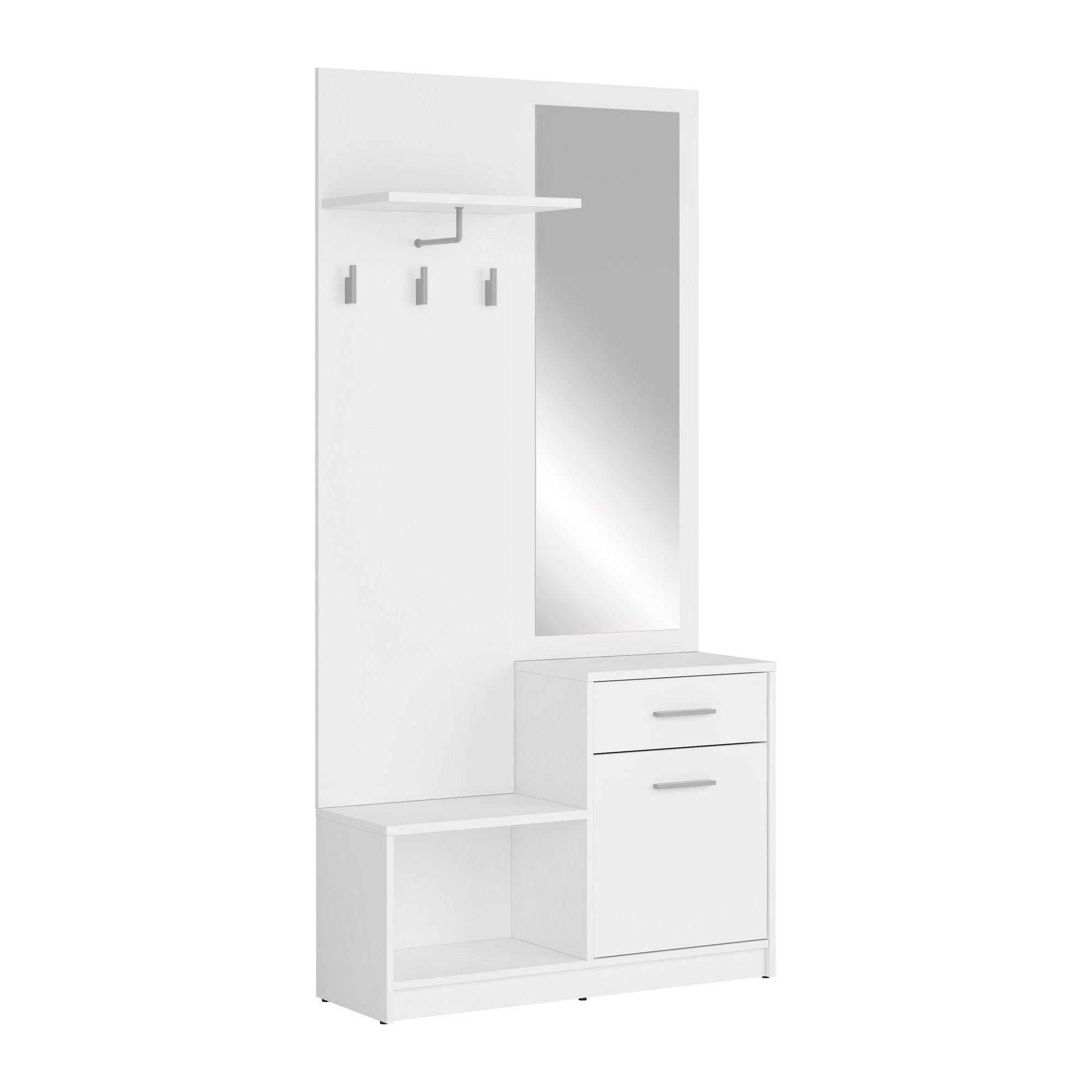 Mobilier hol BERGEN OCN-29155, alb