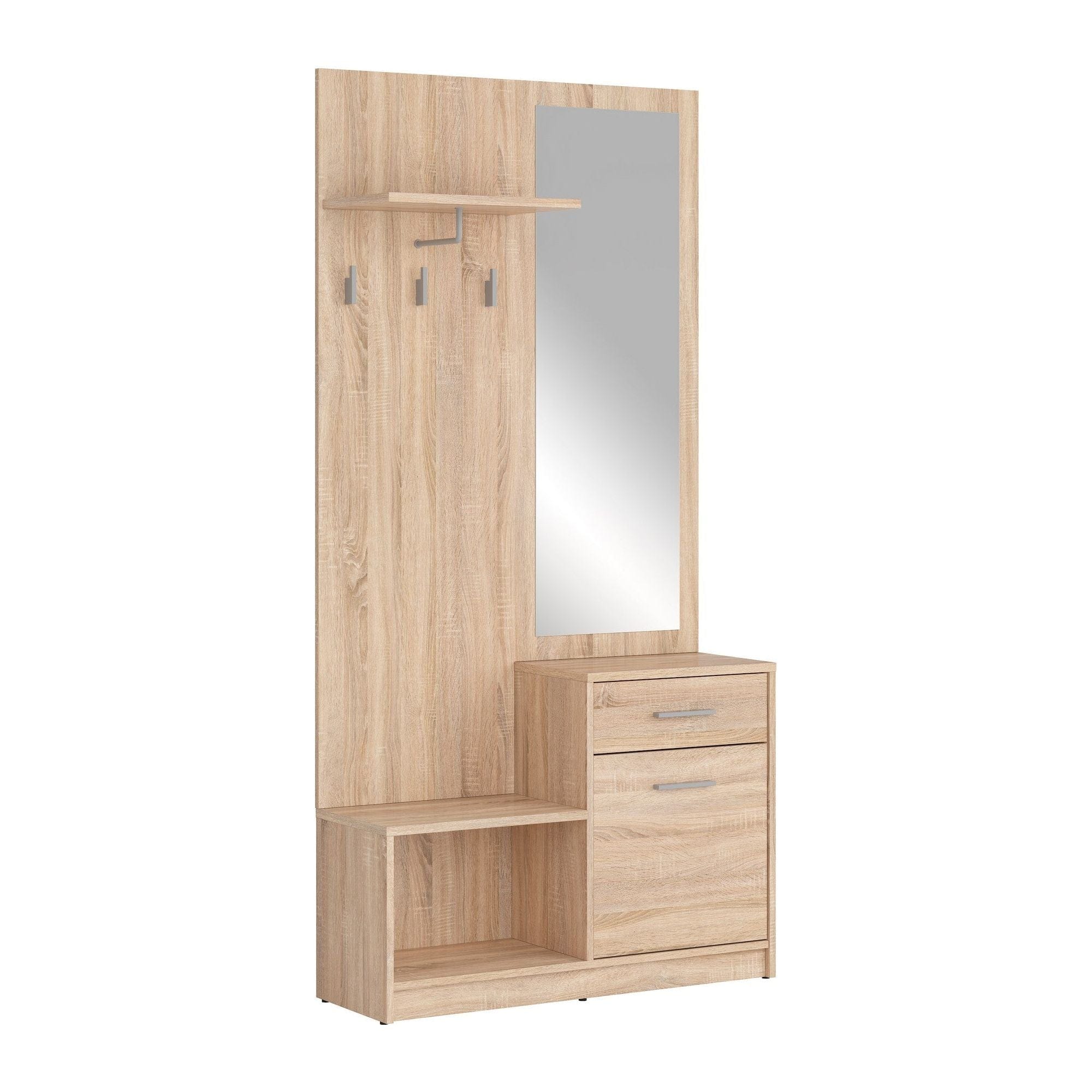 Mobilier hol BERGEN OCN-29157, stejar sonoma