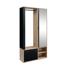 Mobilier hol HOUSTON OCN-37569, stejar artisan/negru