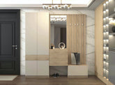 Mobilier hol VERTO, stejar sonoma/casmir, PAL, 210x38x220 cm