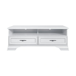 Mobilier living alb clasic IDENTO 7, PAL melaminat/MDF, alb