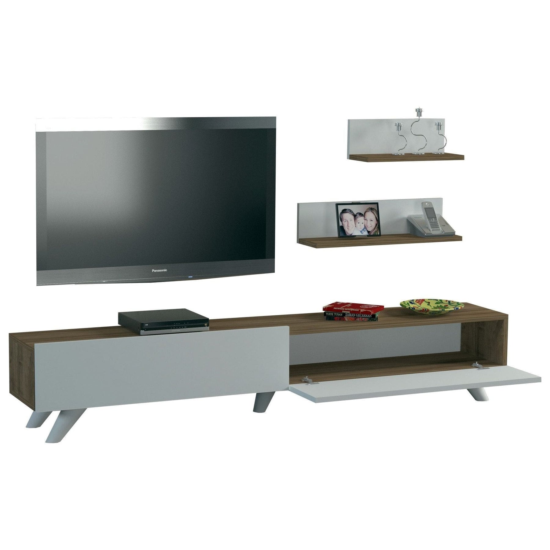 Mobilier living AMSTERDAM OCN-32320, alb/nuc