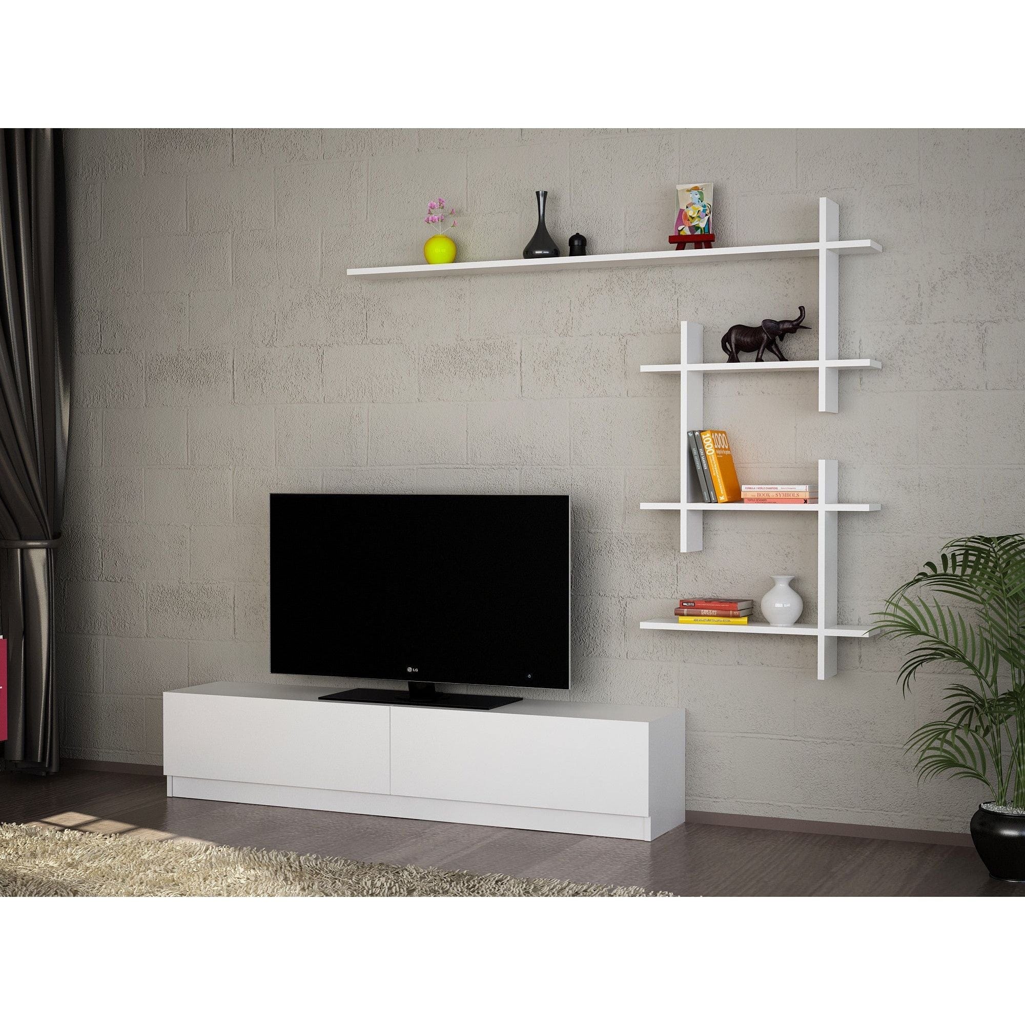 Mobilier living AMSTERDAM OCN-32333, alb