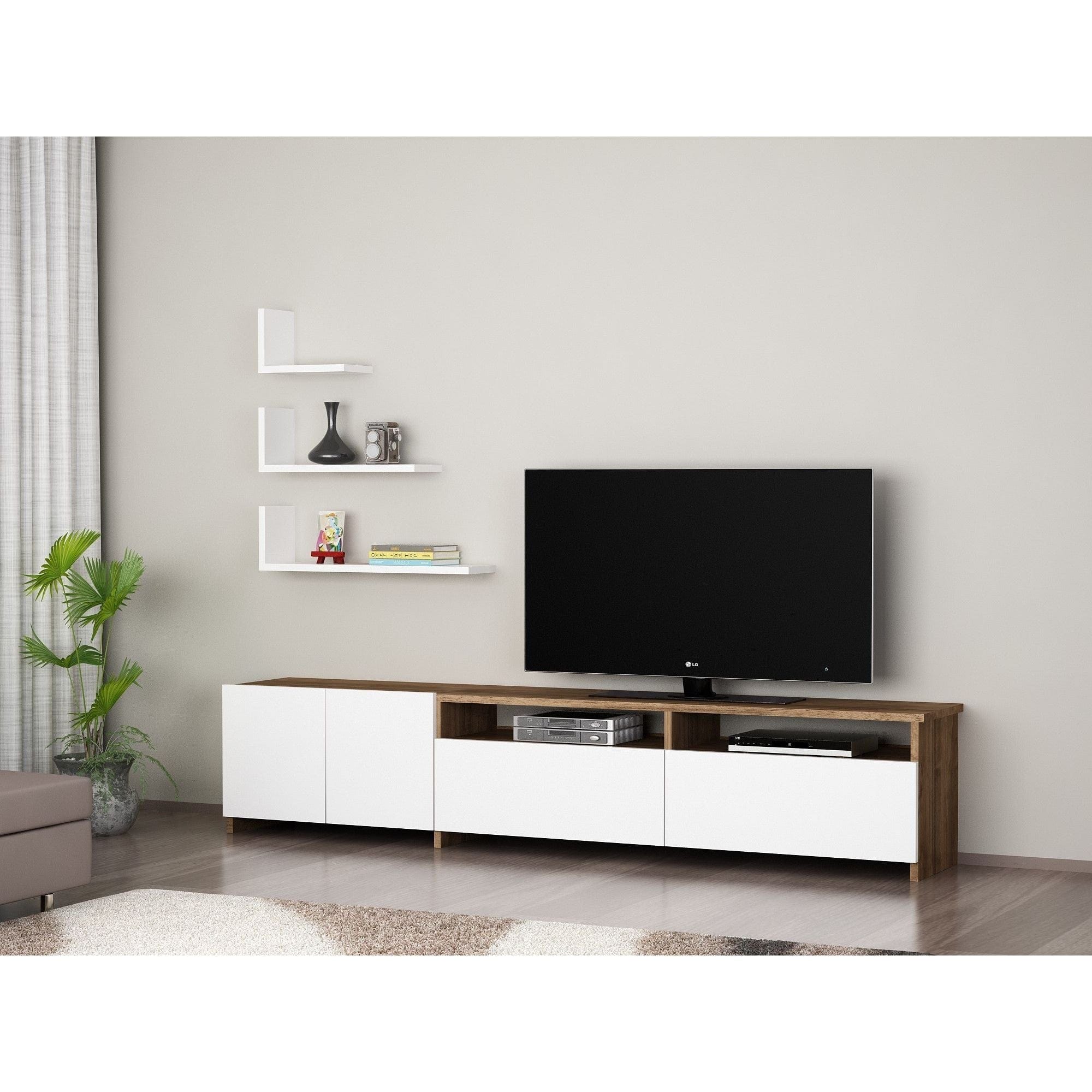 Mobilier living AMSTERDAM OCN-32340, alb/nuc