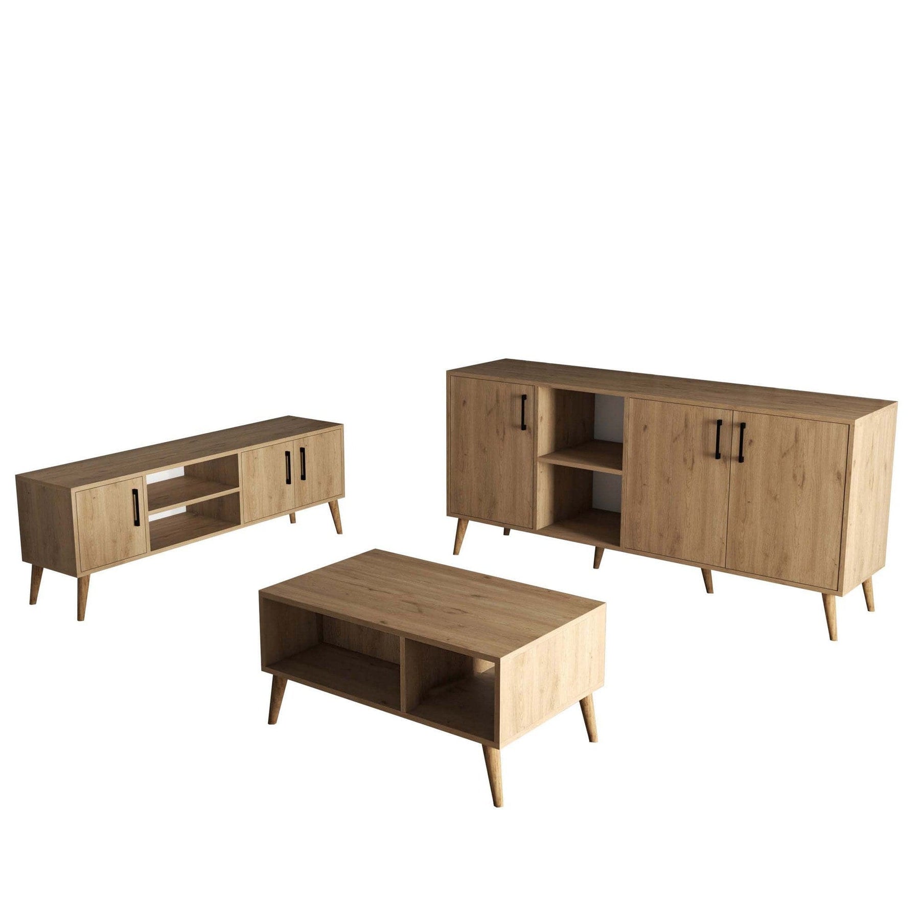 Mobilier living AMSTERDAM OCN-32387, stejar