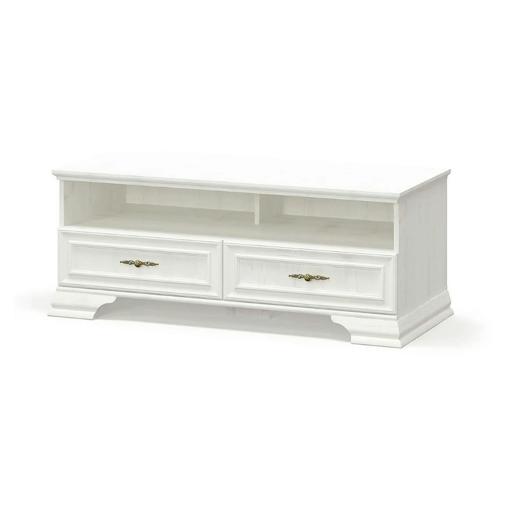 Mobilier living clasic IRYS, pin alb anderson, PAL laminat, 7 piese