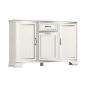Mobilier sufragerie clasic TIFFANY II-3, grej, PAL laminat, 5 piese