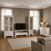 Mobilier sufragerie clasic TIFFANY II-5, grej, PAL laminat, 4 piese