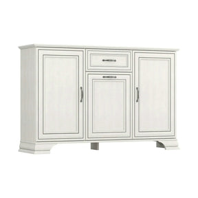 Mobilier sufragerie clasic TIFFANY II-5, PAL laminat/MDF/metal, grej