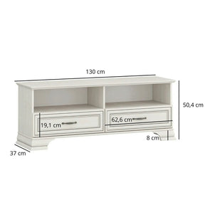 Mobilier sufragerie clasic TIFFANY II-5, PAL laminat/MDF/metal, grej