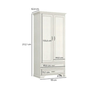 Mobilier sufragerie clasic TIFFANY II-6, grej, PAL laminat, 4 piese