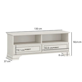 Mobilier sufragerie clasic TIFFANY II, grej, PAL laminat, 7 piese