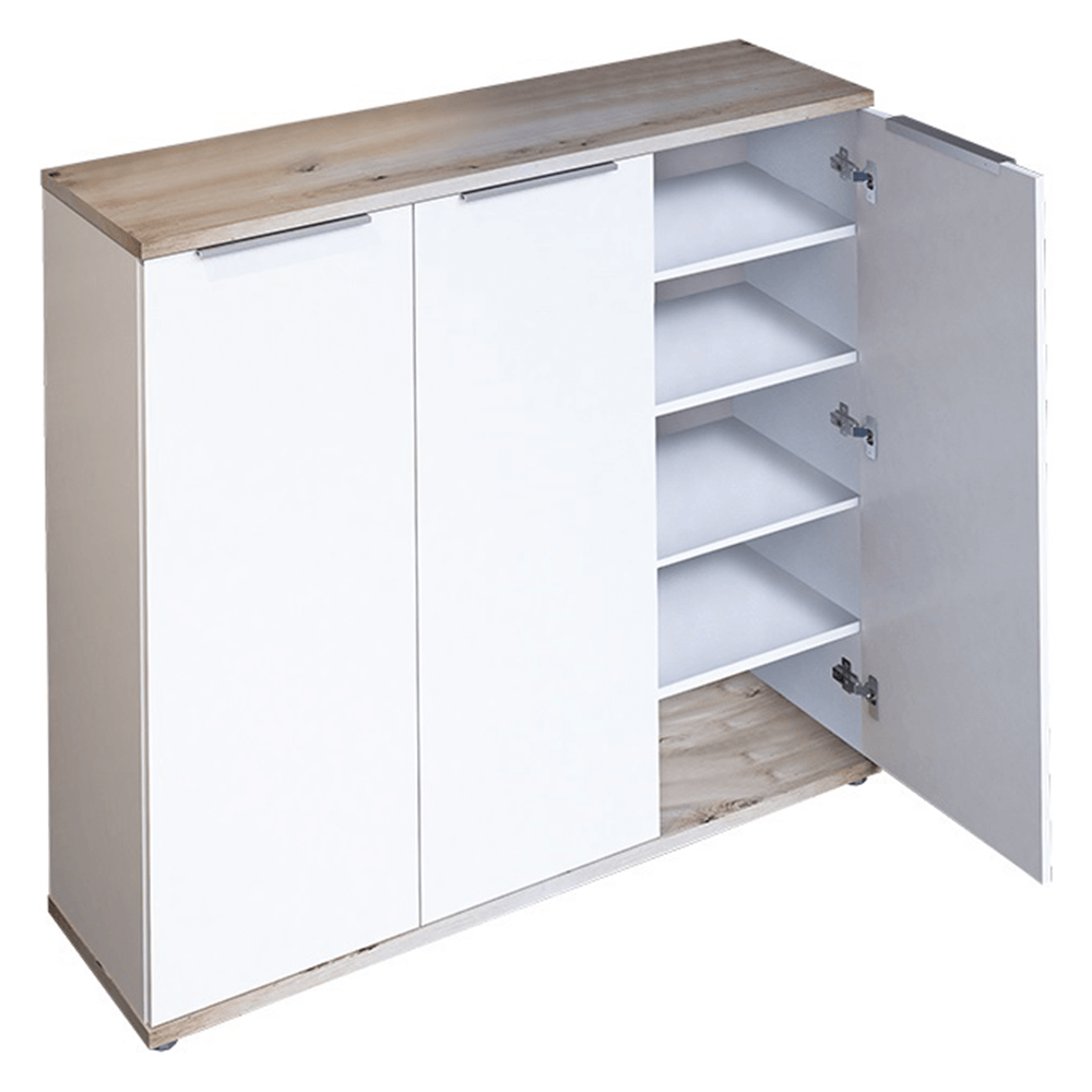 Dulap încălţâminte, alb / stejar artizan, MODINI TYP 2