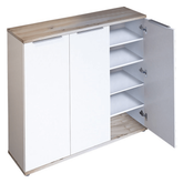 Dulap încălţâminte, alb / stejar artizan, MODINI TYP 2