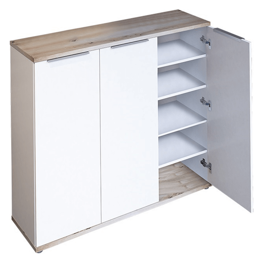 Dulap încălţâminte, alb / stejar artizan, MODINI TYP 2