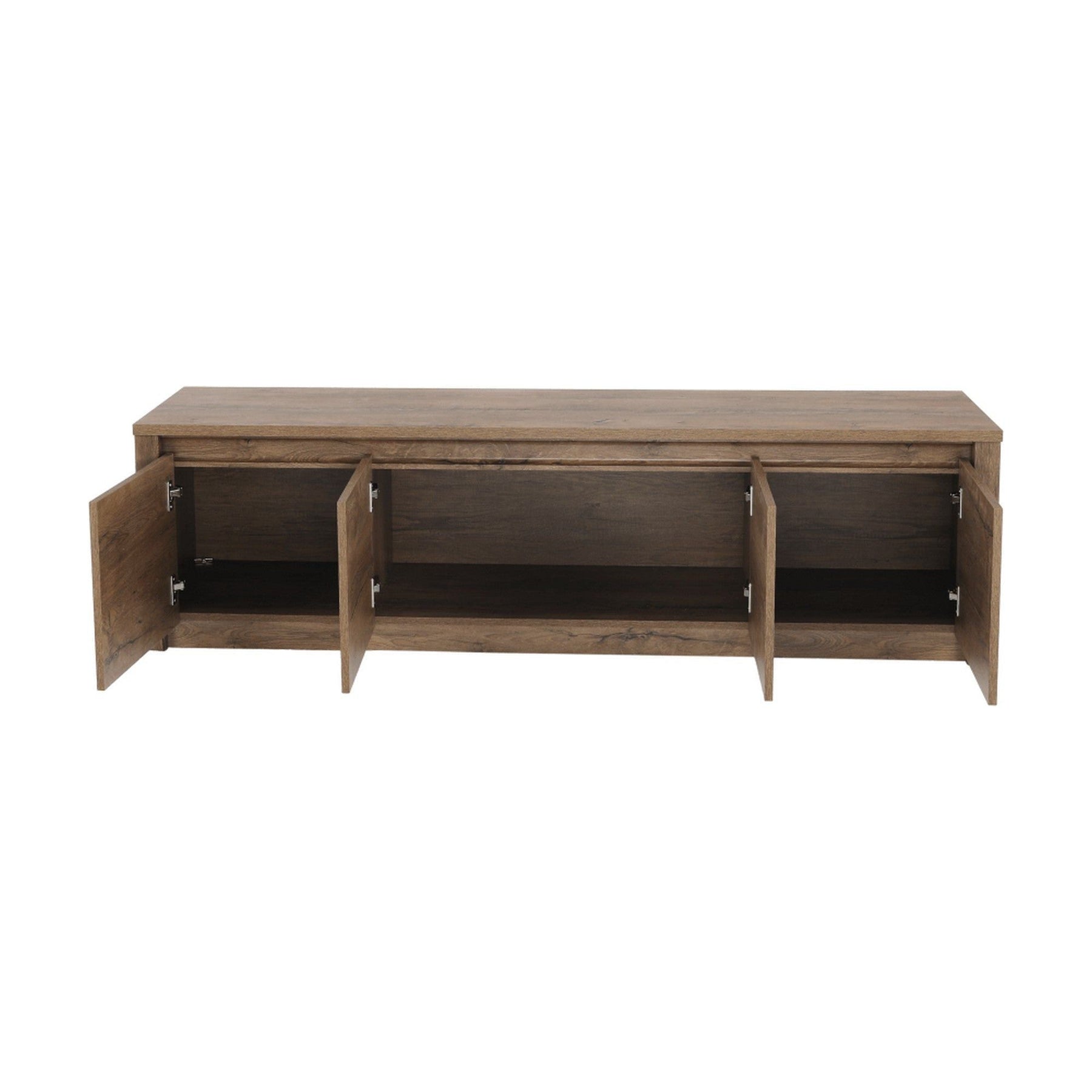 Comoda MONTANA K4D, PAL, stejar lefkas inchis, 170x43x48 cm