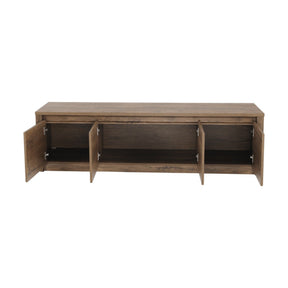Comoda MONTANA K4D, PAL, stejar lefkas inchis, 170x43x48 cm