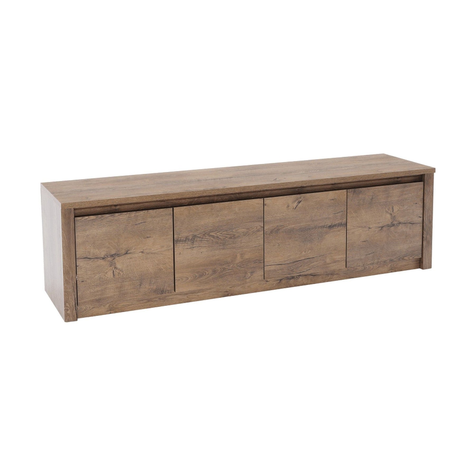 Comoda MONTANA K4D, PAL, stejar lefkas inchis, 170x43x48 cm