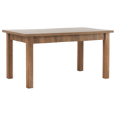 Masă extensibilă pentru dining, stejar lefkas închis, 160-203x90 cm, MONTANA STW