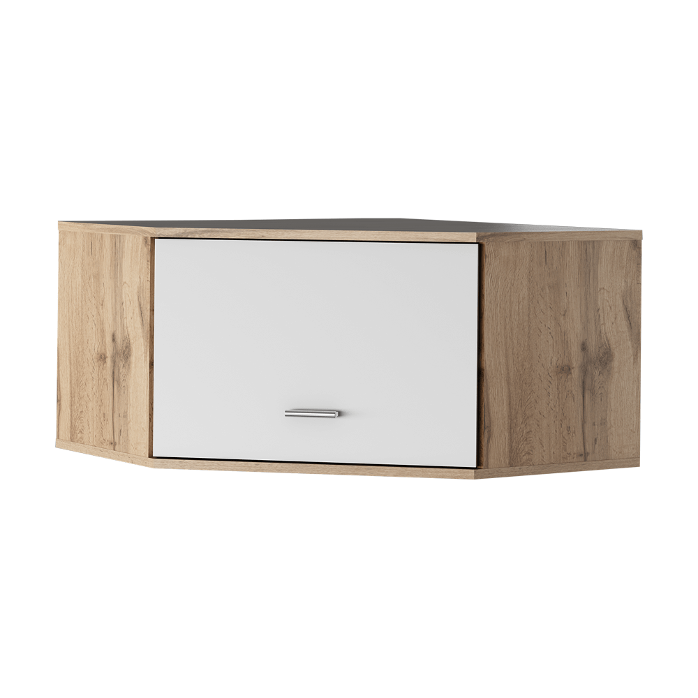 Extensie TIP 10, stejar wotan/alb, CYRIL