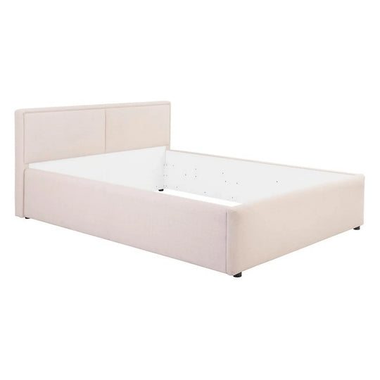 Cadru pat NEDIN 140x200, stofa clasica bej - Maya 03