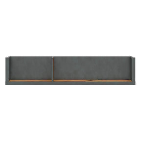 Raft WESTON, maro/gri grafit, PAL, 120x22x25 cm