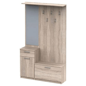 Mobilier hol NOKO-SINGA 04, stejar sonoma, 111x185,5x30 cm