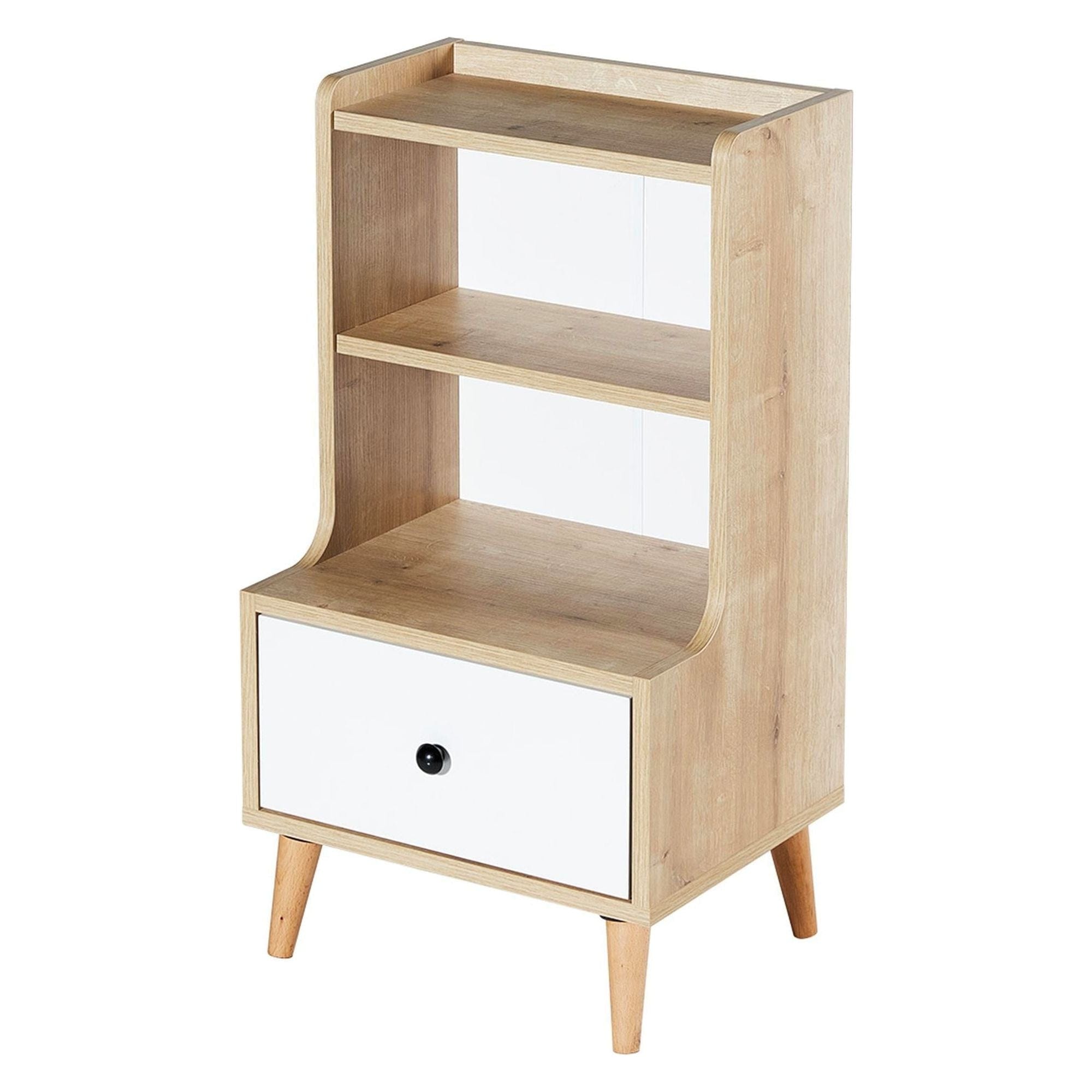 Noptiera AMSTERDAM OCN-31552, stejar/alb