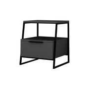 Noptiera AMSTERDAM OCN-31560, gri antracit/negru