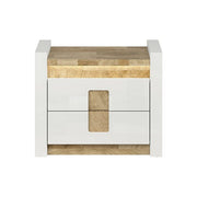 Noptiera BERGEN OCN-28951, alb/stejar sonoma