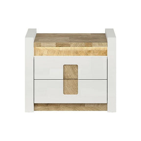 Noptiera BERGEN OCN-28951, alb/stejar sonoma