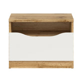 Noptiera BERGEN OCN-28965, stejar wotan/alb lucios