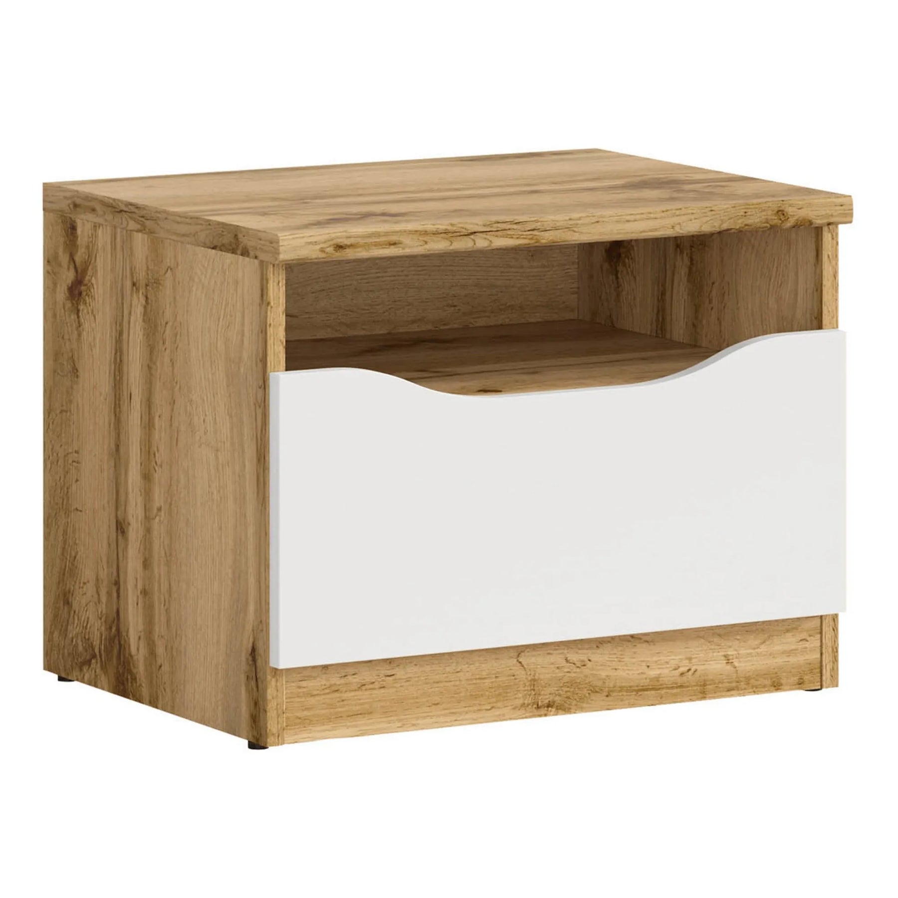 Noptiera BERGEN OCN-28965, stejar wotan/alb lucios