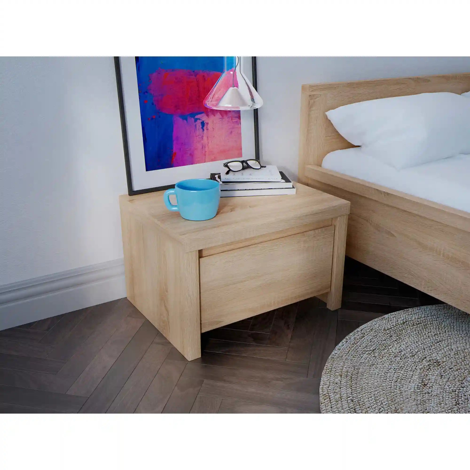 Noptiera BERGEN OCN-28973, stejar sonoma