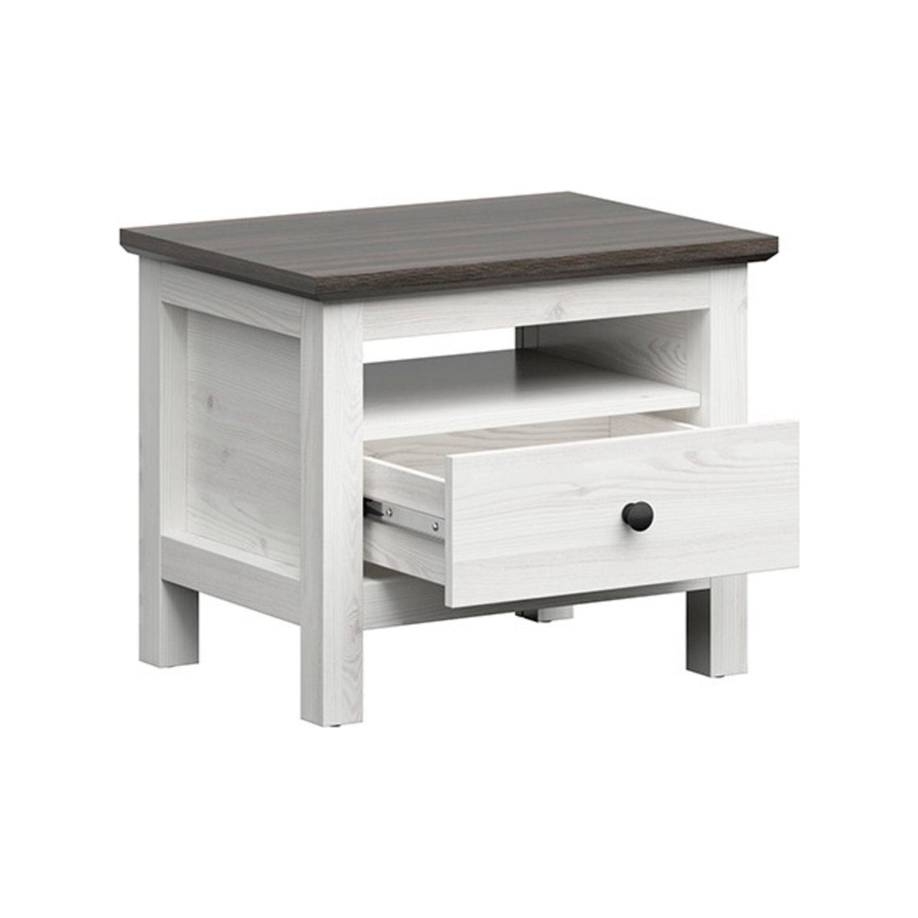 Noptiera BERGEN OCN-28994, stejar deschis/wenge