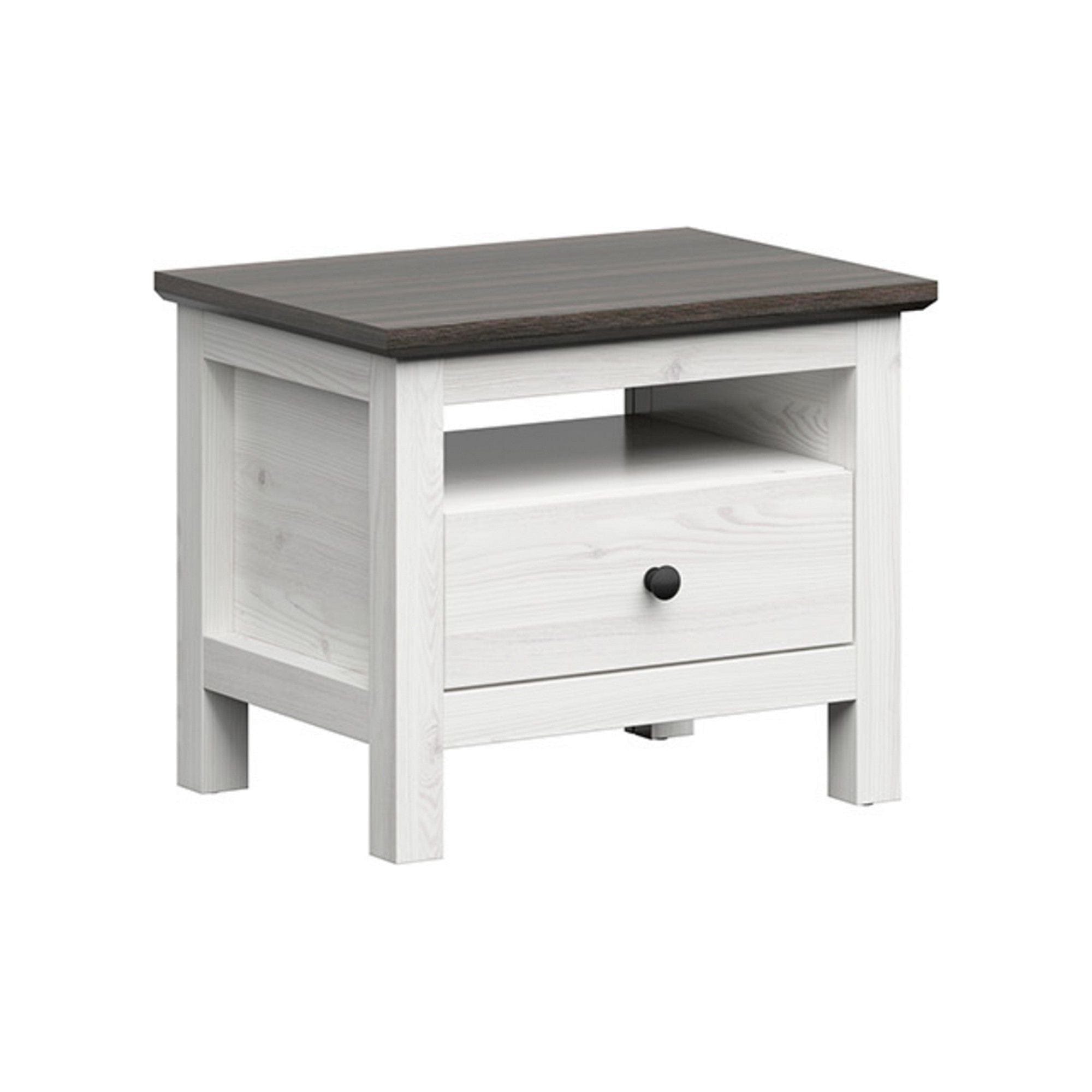 Noptiera BERGEN OCN-28994, stejar deschis/wenge