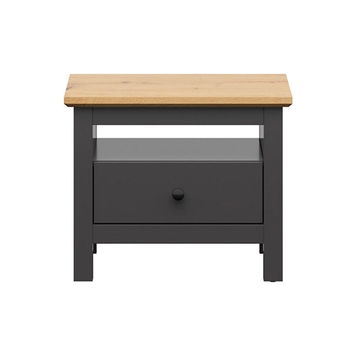Noptiera BERGEN OCN-28996, gri grafit/stejar artisan
