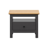 Noptiera BERGEN OCN-28996, gri grafit/stejar artisan