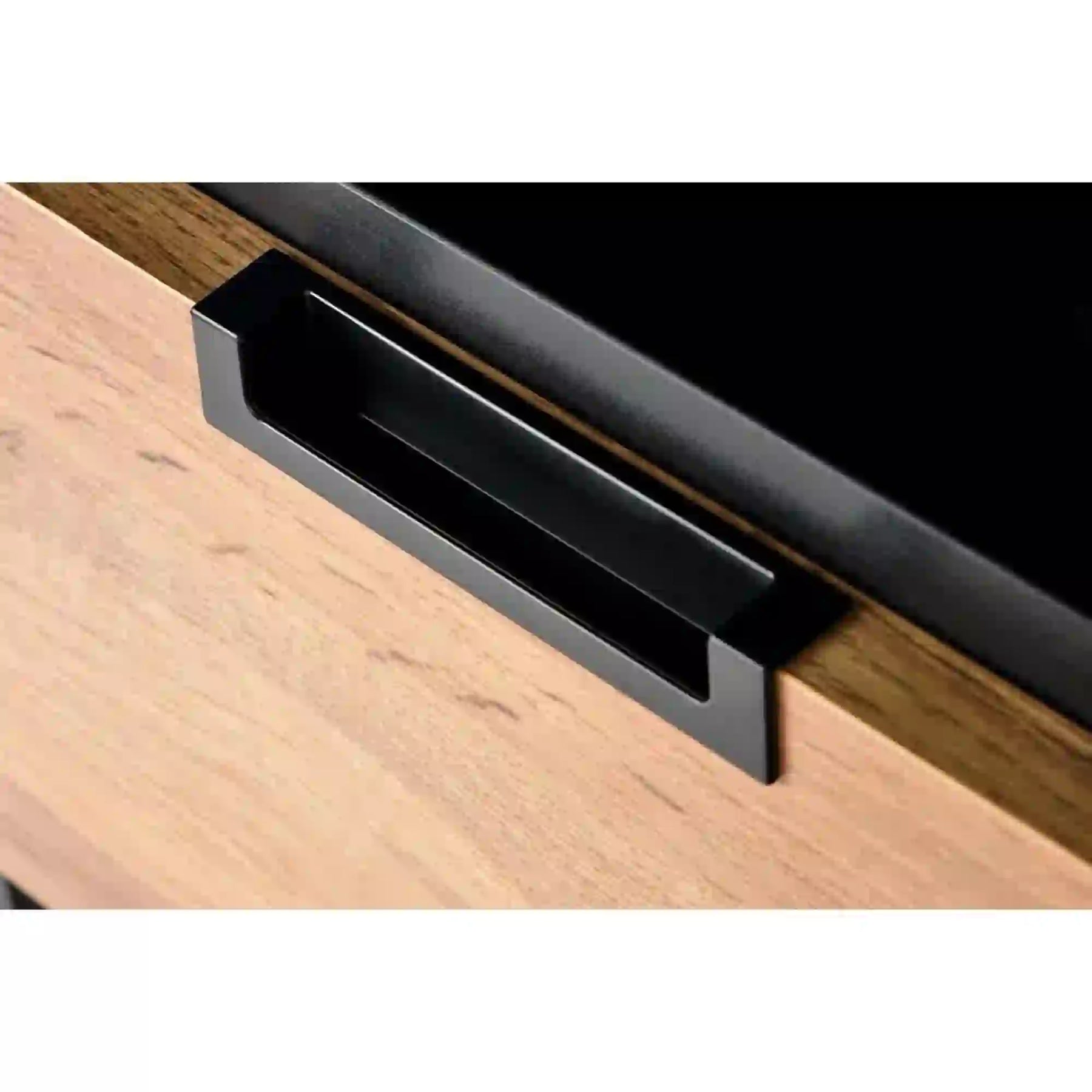 Noptiera HOUSTON OCN-36983, stejar wotan/negru