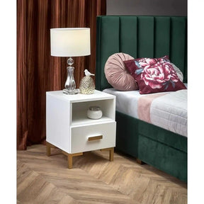 Noptiera HOUSTON OCN-36984, alb/auriu