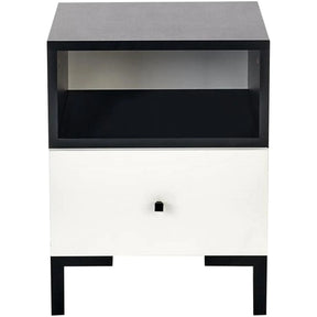 Noptiera HOUSTON OCN-36992, alb/negru