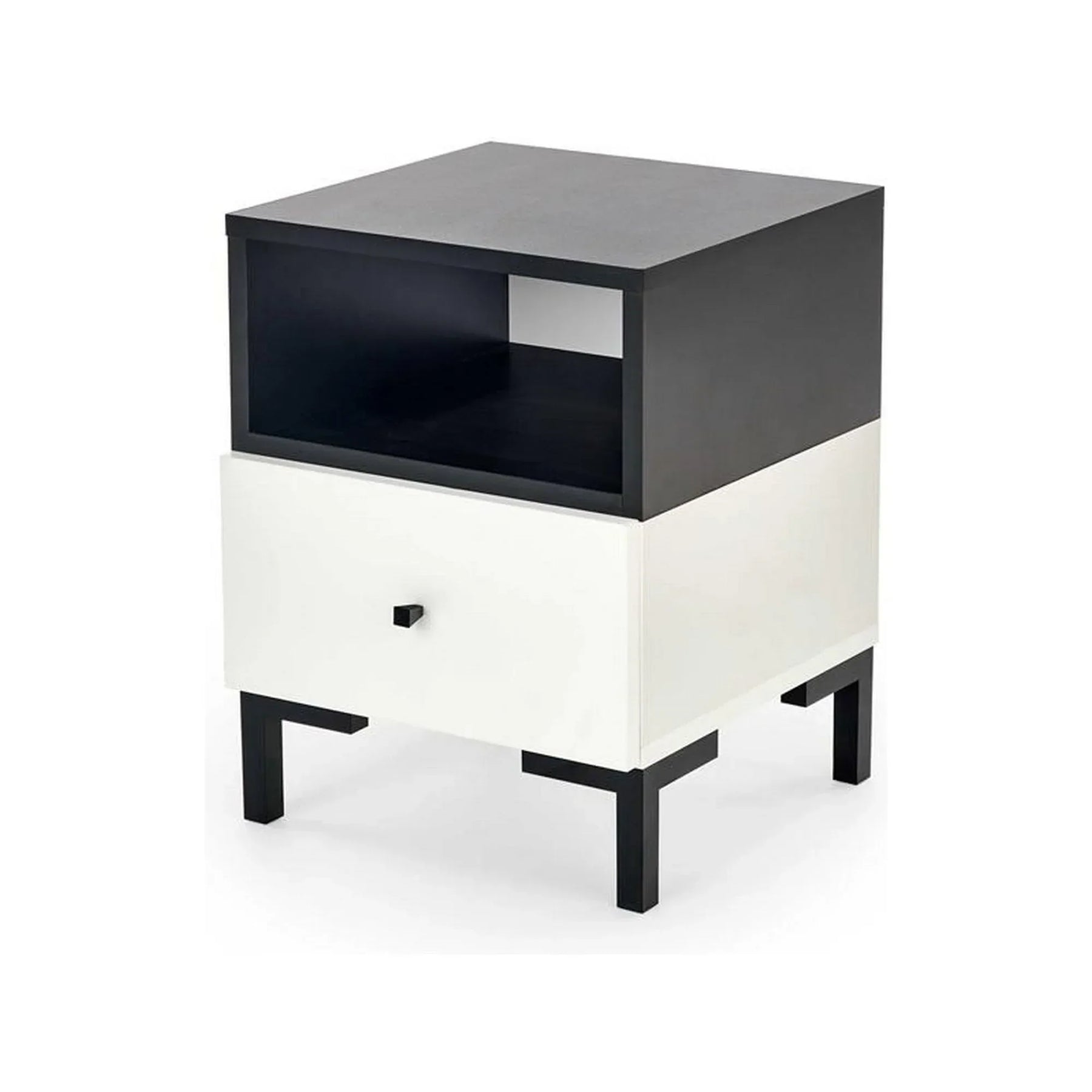 Noptiera HOUSTON OCN-36992, alb/negru