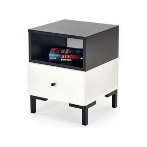 Noptiera HOUSTON OCN-36992, alb/negru