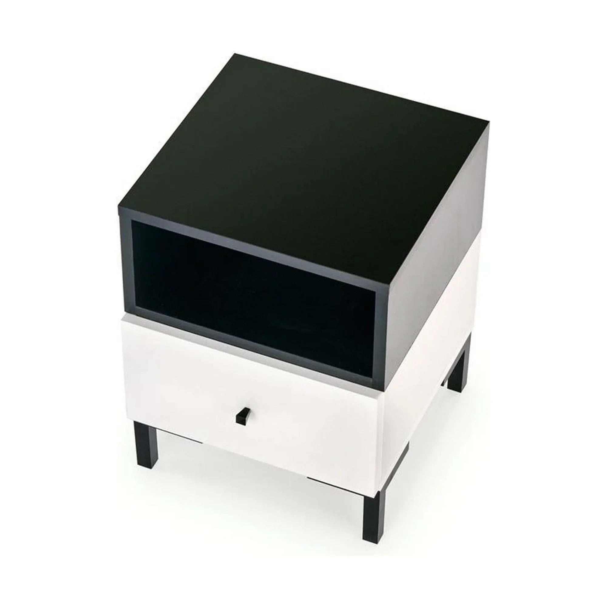 Noptiera HOUSTON OCN-36992, alb/negru