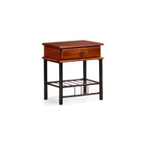 Noptiera HOUSTON OCN-36995, cires/negru