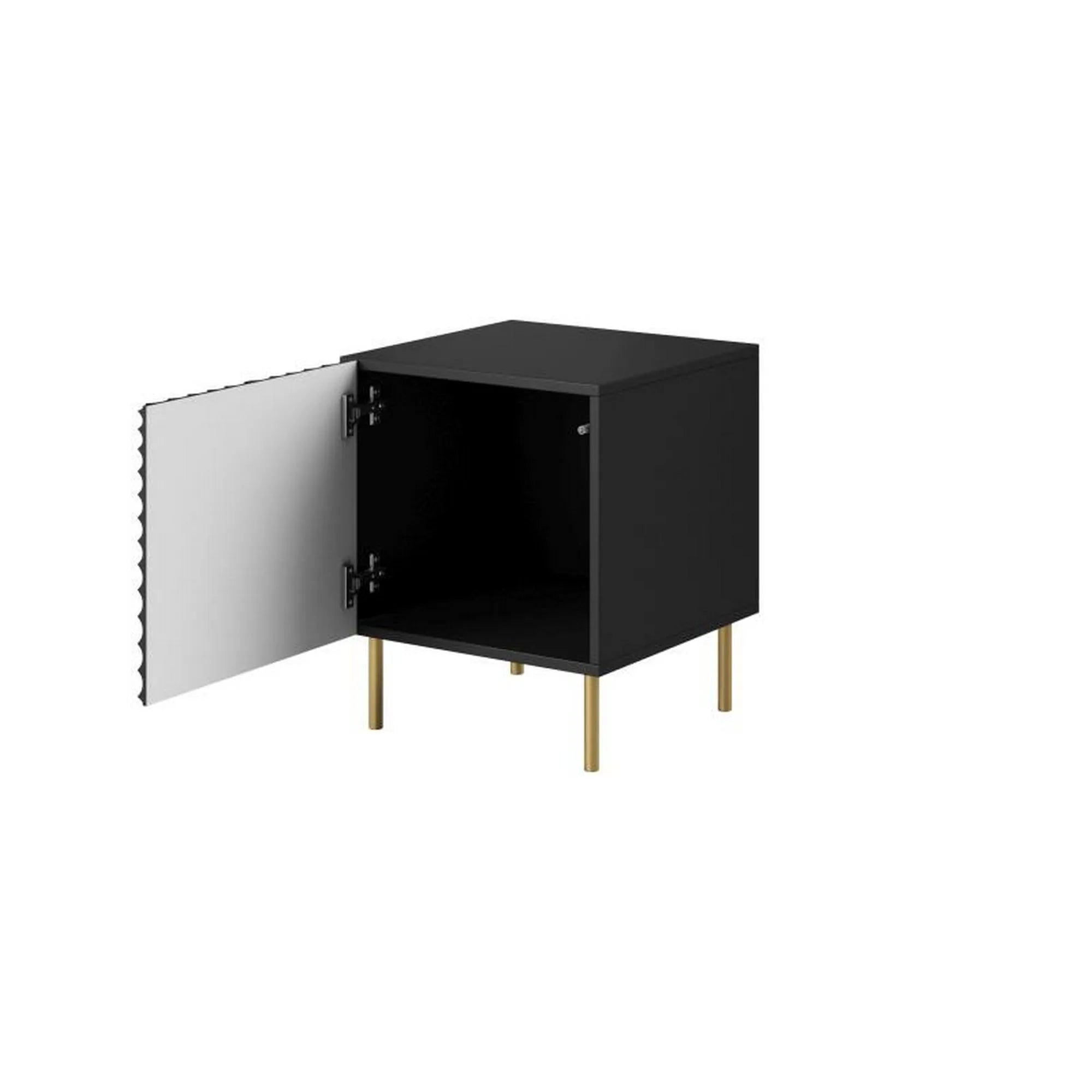 Noptiera HOUSTON OCN-36999, negru/auriu