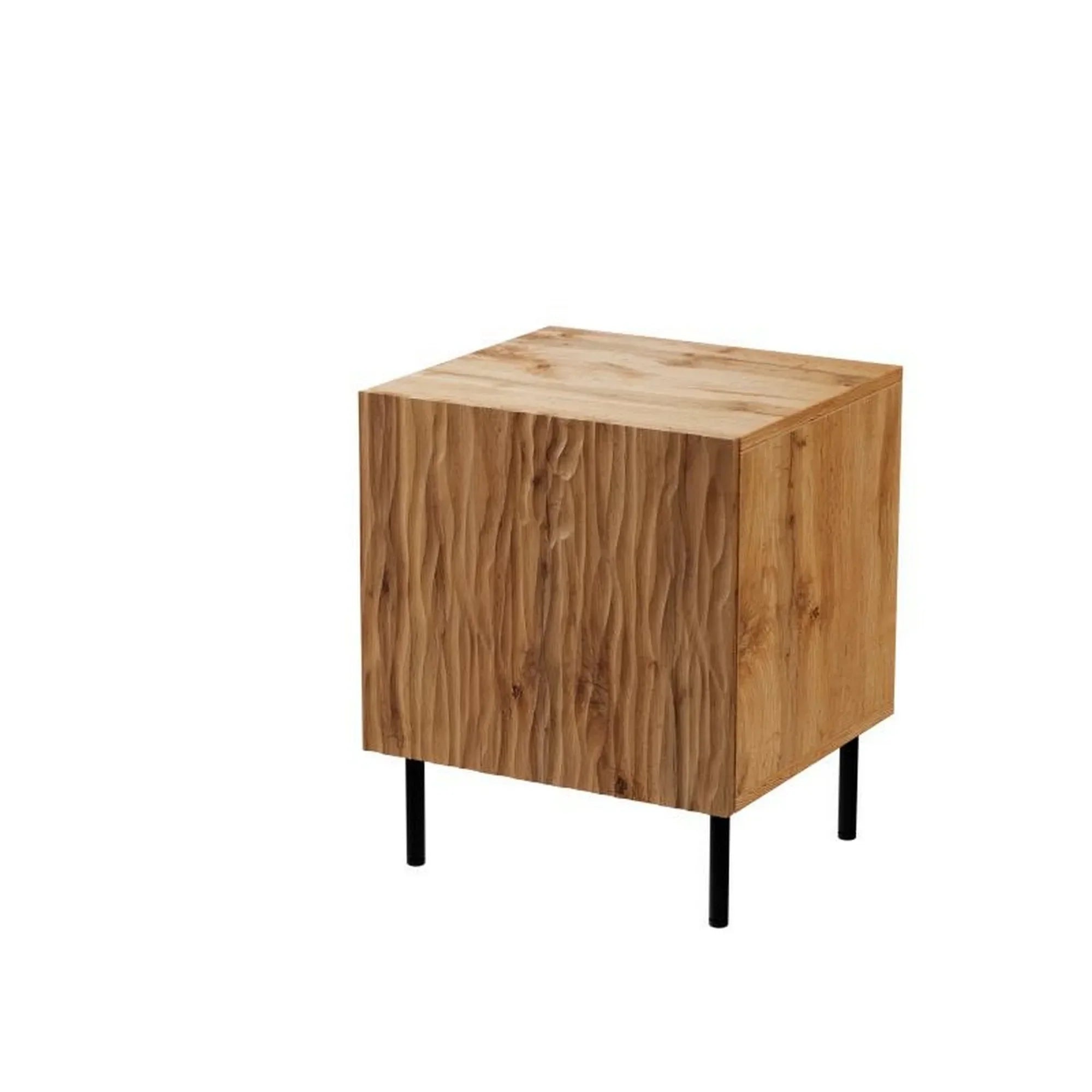 Noptiera HOUSTON OCN-37000, stejar wotan/negru