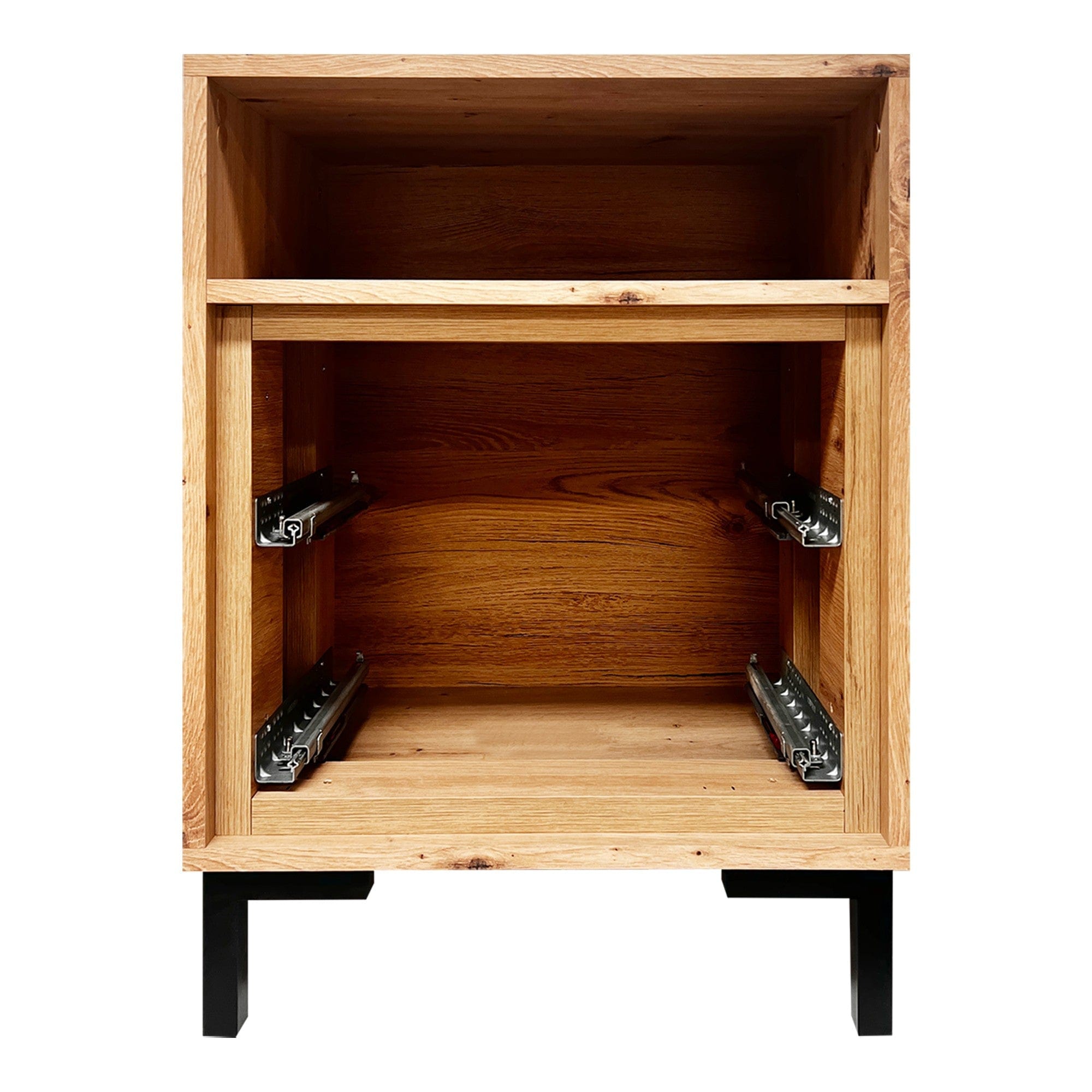 Noptiera PARII PA14, stejar artisan/gri, PAL laminat, 50x37x68 cm