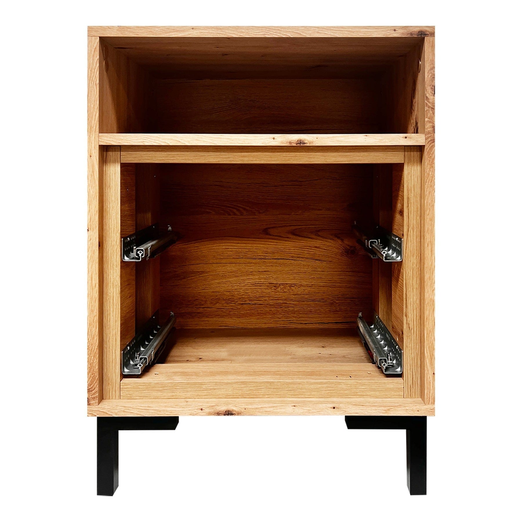 Noptiera PARII PA14, stejar artisan/gri, PAL laminat, 50x37x68 cm