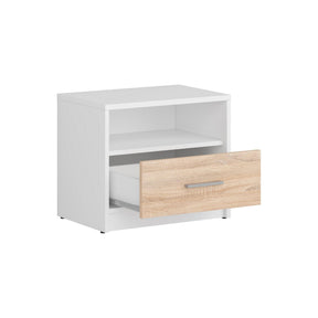 Noptiera BERGEN OCN-28963, alb/stejar sonoma